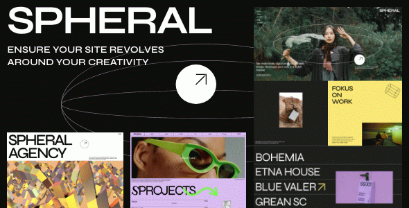 Spheral - Creative Agency & Portfolio WordPress Theme