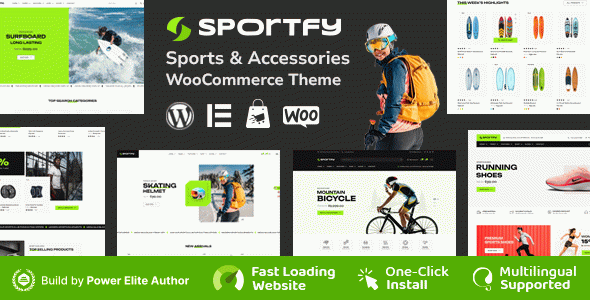 Sportfy - Sports Store WooCommerce WordPress Theme