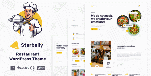 Starbelly - Fast Food Delivery & Restaurant Theme