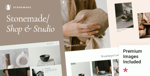 Stonemade - Ceramics and Pottery WordPress Shop Theme
