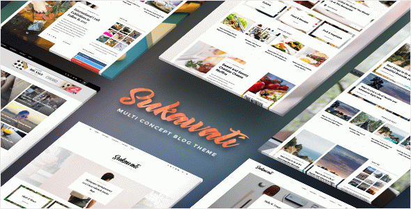 Sukawati - MultiConcept WordPress Blog Theme