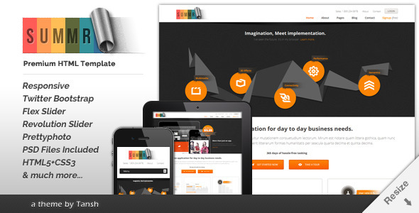 Summr Responsive Business HTML Template