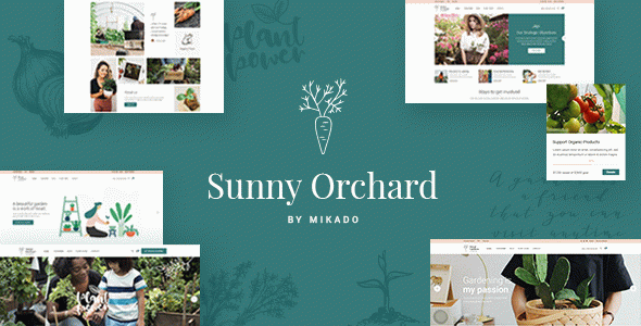 SunnyOrchard - Landscaping and Gardening WordPress Theme
