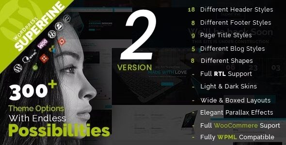 SuperFine - Multipurpose WordPress Theme