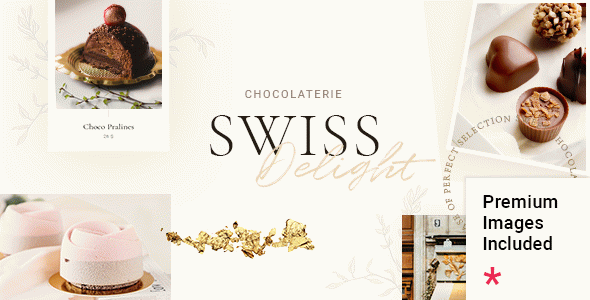 Swiss Delight - Chocolate & Cake Shop WordPress Theme