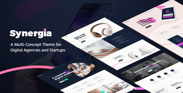 Synergia - Digital Agency WordPress Theme