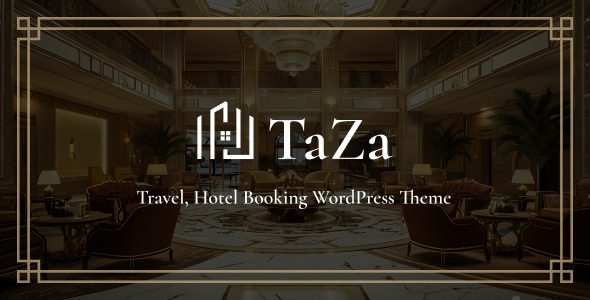Taza - Travel & Hotel Booking WordPress Theme