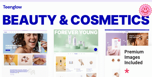 Teenglow - Beauty and Cosmetics WordPress Shop