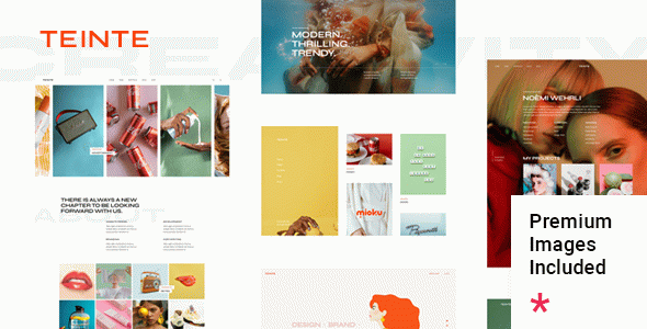 Teinte - Creative Portfolio WordPress Theme