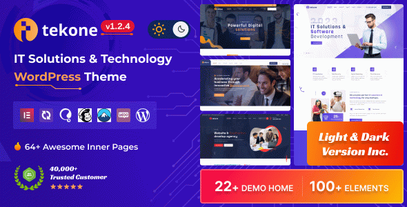 Tekone - IT Solutions & Technology WordPress Theme