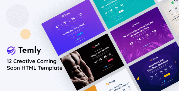 Temly | Creative Coming Soon HTML Template