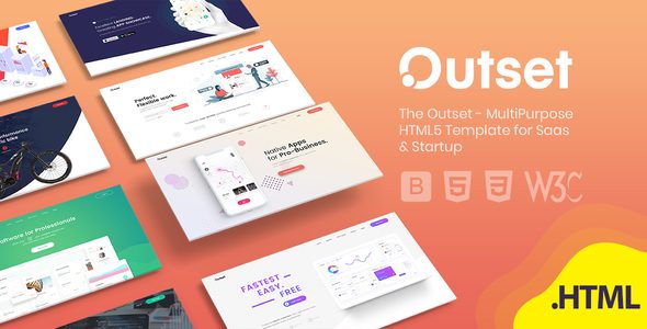 The Outset - MultiPurpose HTML5 Template for Saas & Startup