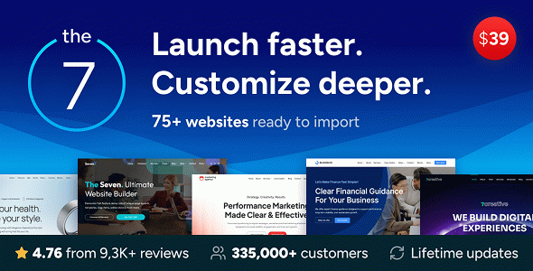 The7 ??? Ultimate WordPress & WooCommerce Theme