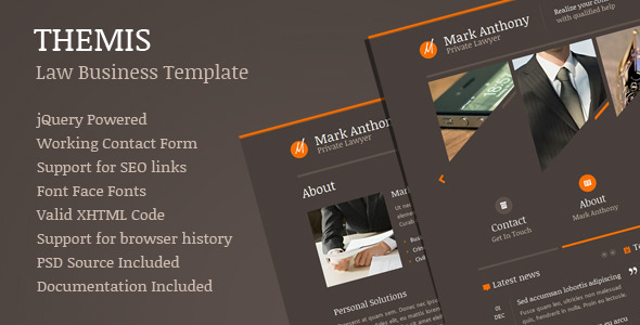 Themis - Lawyer Business Template