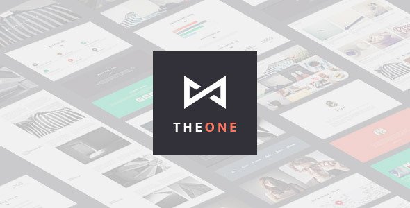 THEONE - Parallax Onepage WordPress Theme
