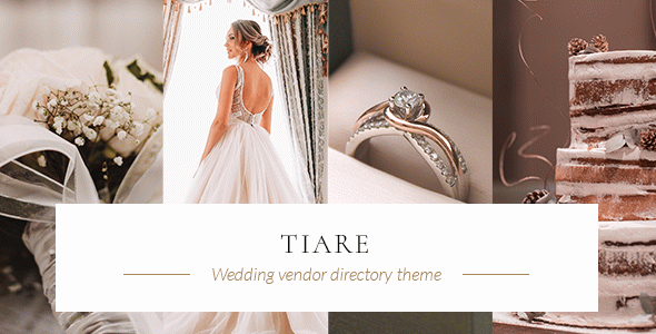 Tiare - Wedding Vendor Directory WordPress Theme