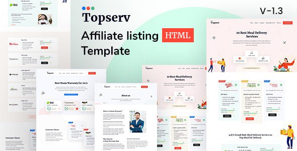 Topserv - Affiliate listing HTML Template