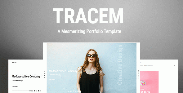 Tracem - A Mesmerizing Portfolio Template