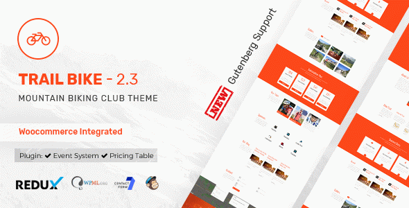 Trail Bike WP - WordPress Mountain Biking Club Theme
