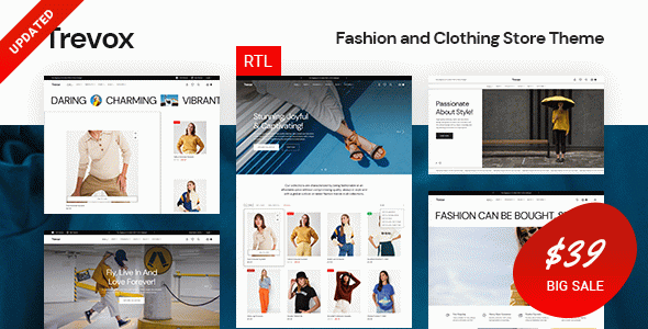 Trevox - Fashion and Clothing Store Theme