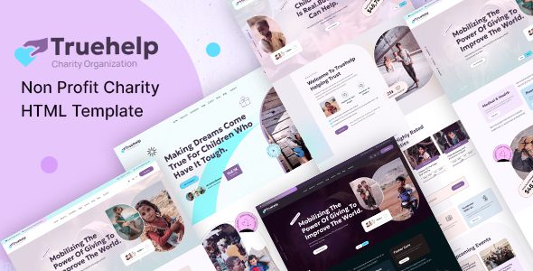 Truehelp - Non Profit Charity HTML Template