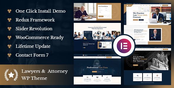 Ukilo - Lawyer & Attorney WordPress Theme