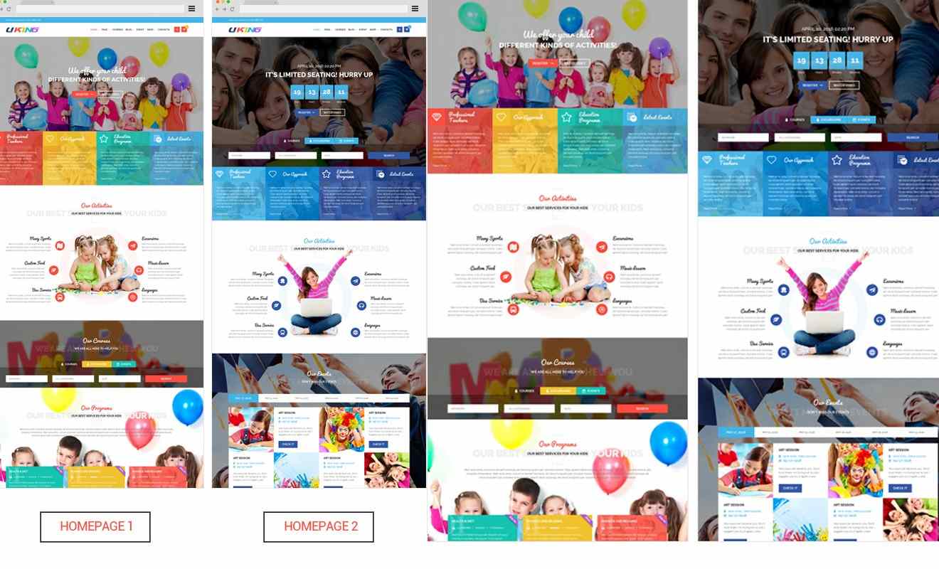 Uking Responsive Wordpress Education WordPress Theme