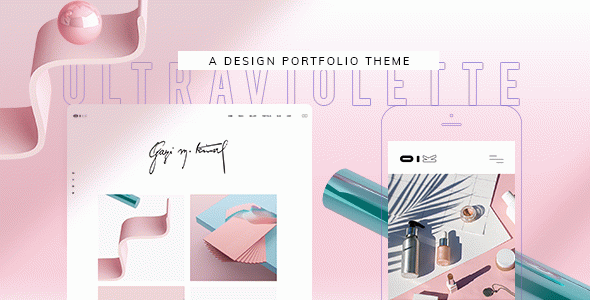 UltraViolette - Design Portfolio WordPress Theme