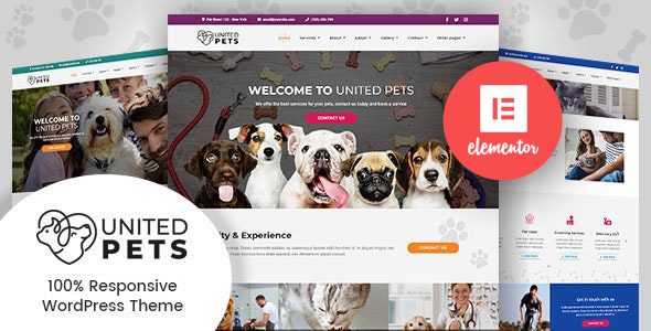 United Pets - Pet Shop & Veterinary WordPress Theme