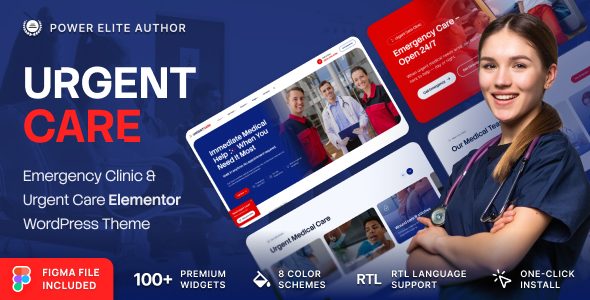 Urgent Care – Ambulance & Emergency Medical Clinic WordPress Theme