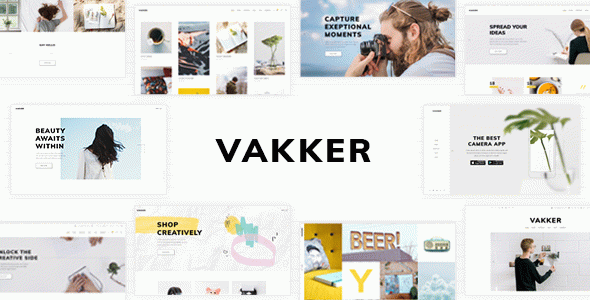 Vakker - Creative Design Agency WordPress Theme