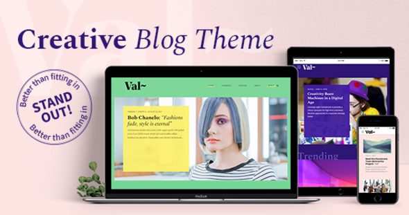 Val ??? Creative Blog WordPress Theme