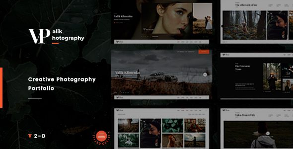 Valik - Creative Responsive Photography Portfolio