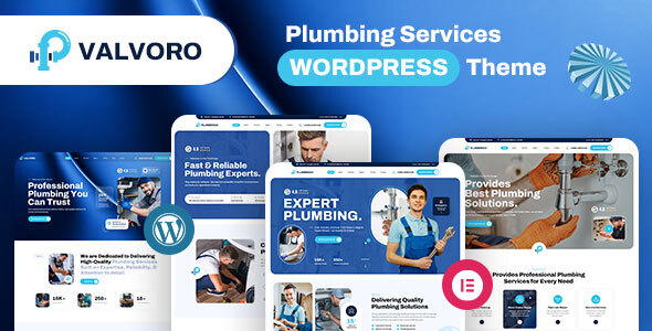 Valvoro - Plumbing Services WordPress Theme