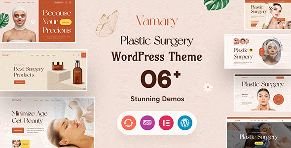 Vamary - Plastic Surgery WordPress Theme