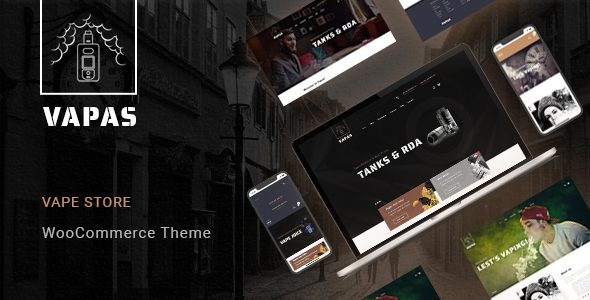 Vapas – Vape Store WooCommerce WordPress Theme with AI