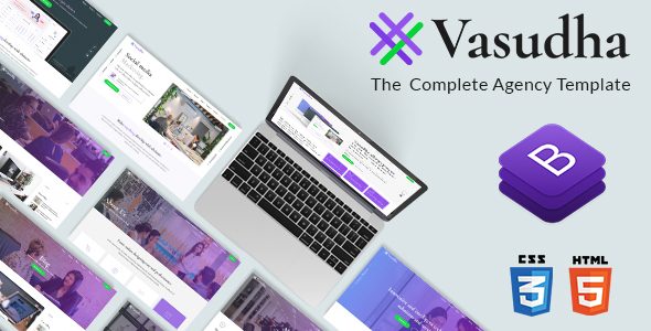 Vasudha Agency - Multipurpose Corporate Template