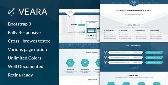 Veara Professional Multi-purpose HTML5 Template