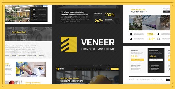 Veneer - Construction & Renovation WordPress Theme