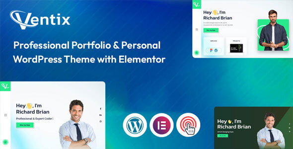 Ventix - Portfolio & Resume WordPress Theme