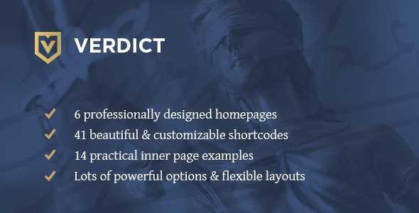 Verdict - Lawyer WordPress Theme