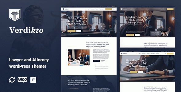 Verdikto - Law Firm & Attorney WordPress Theme