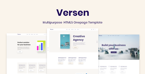 Versen - Multipurpose HTML5 Onepage Template