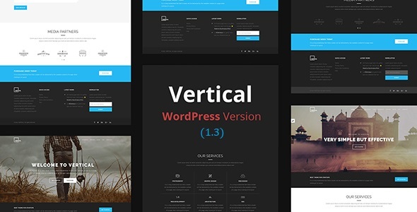 Vertical- One Page Multipurpose WordPress Theme