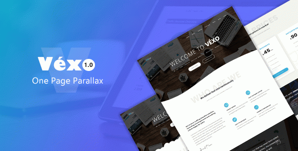 Véxo - One Page Parallax