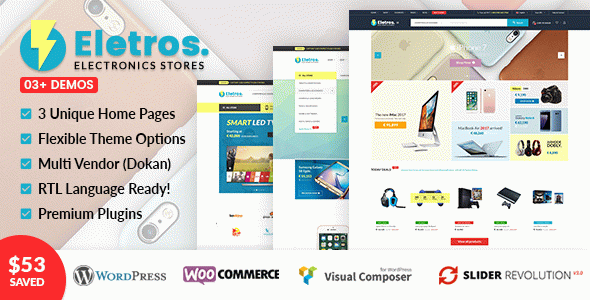 VG Eletros - Electronics Store WooCommerce Theme