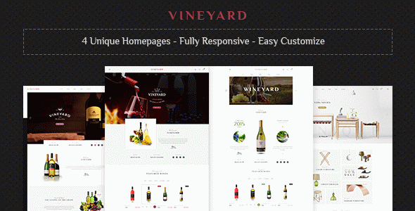 Vineyard - Wine Store Responsive WooCommerce WordPress Theme