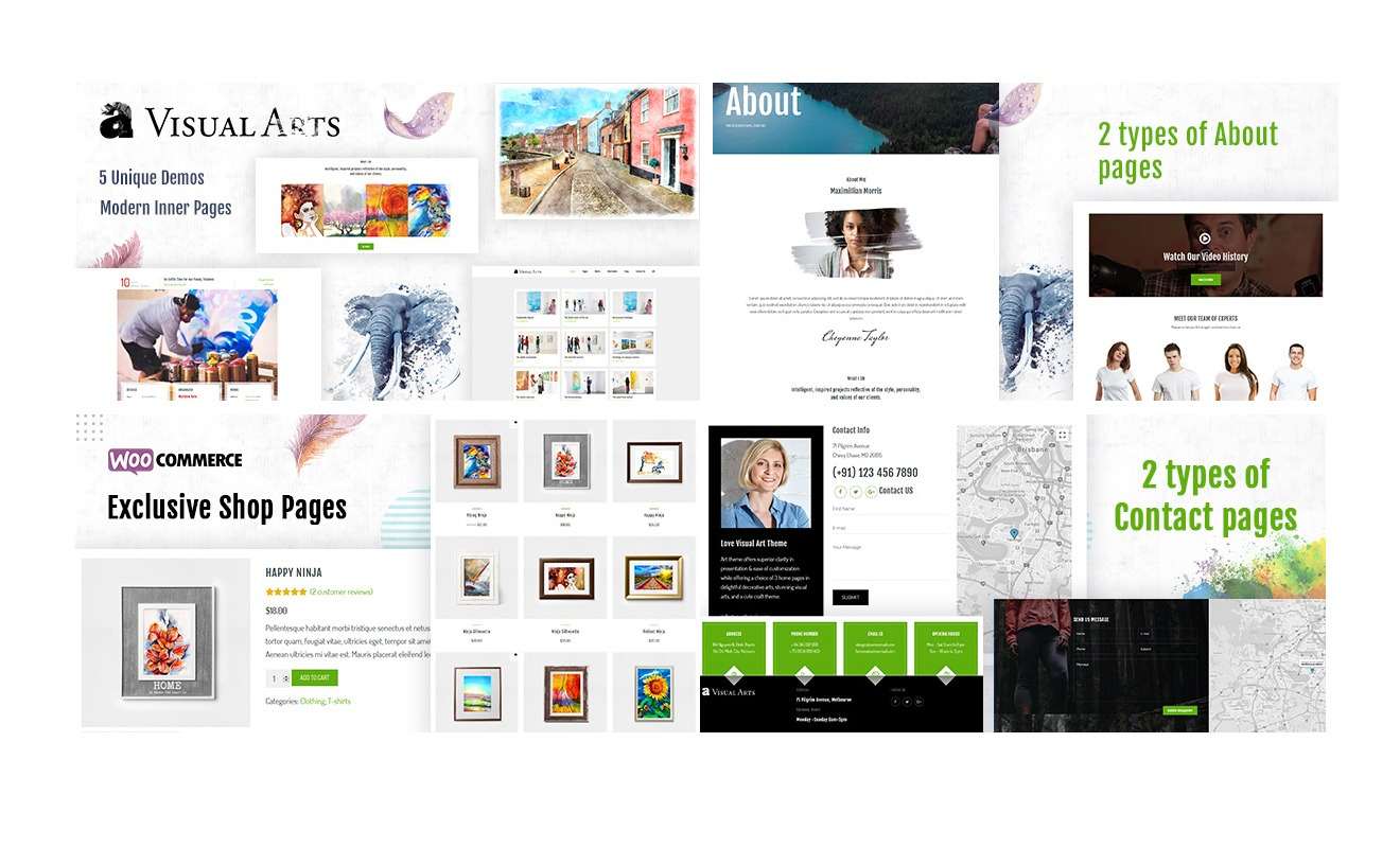 Visual Art ??? Gallery WordPress Theme
