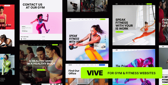 Vive | Fitness Gym WordPress