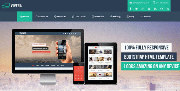 Vivera - Multi-Purpose HTML Template